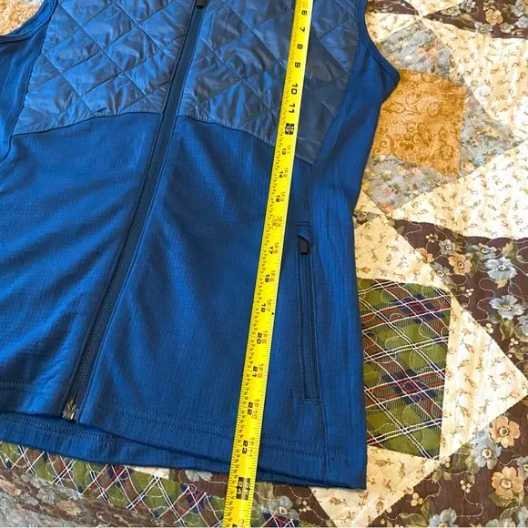 Icebreaker Womens Largo Ellipse Vest Merino Wool Quilted GT Size Medium blue - Picture 9 of 9